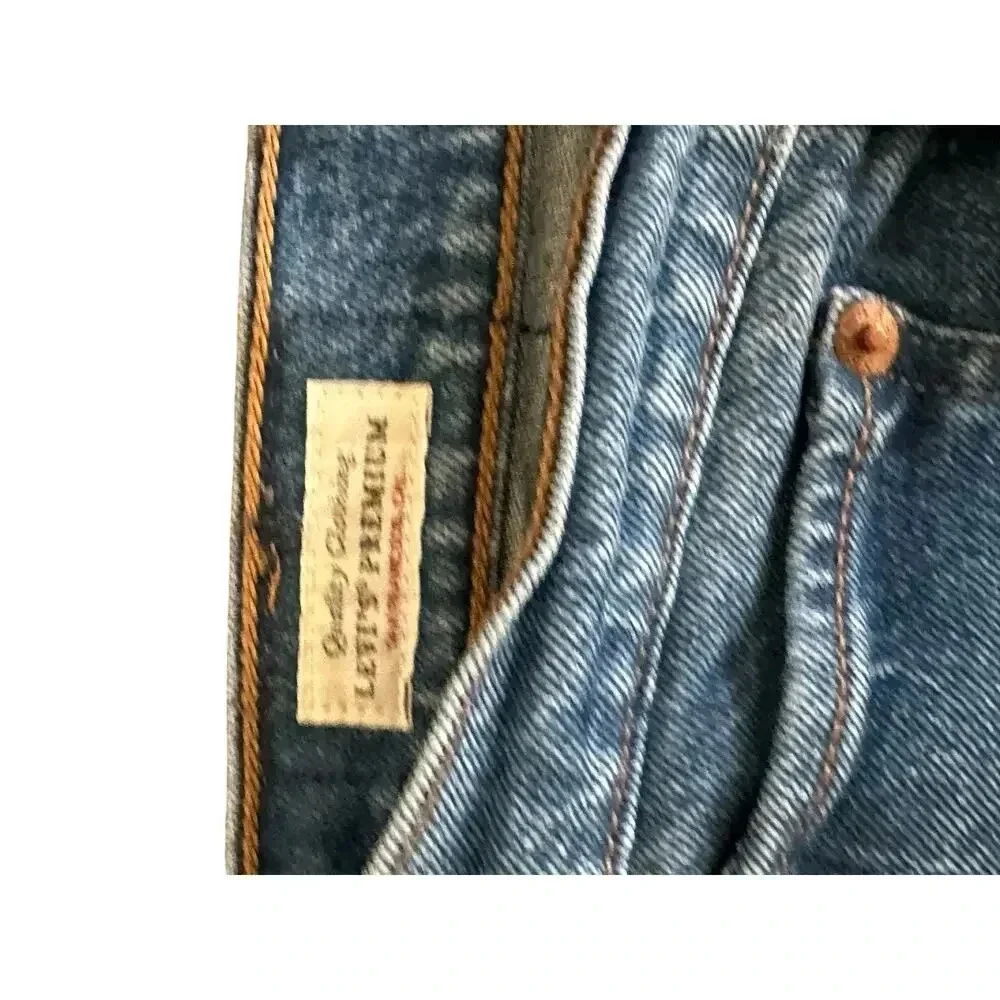 Levi's Premium Blue Denim Straight Leg Jean Size W31